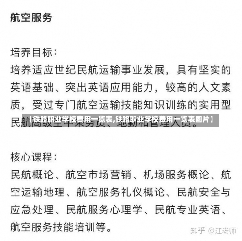 【铁路职业学校费用一览表,铁路职业学校费用一览表图片】-第1张图片