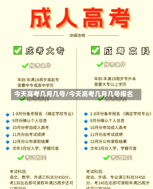 今天高考几月几号/今天高考几月几号报名