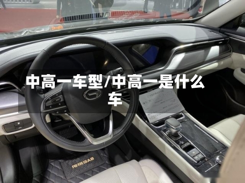 中高一车型/中高一是什么车-第3张图片