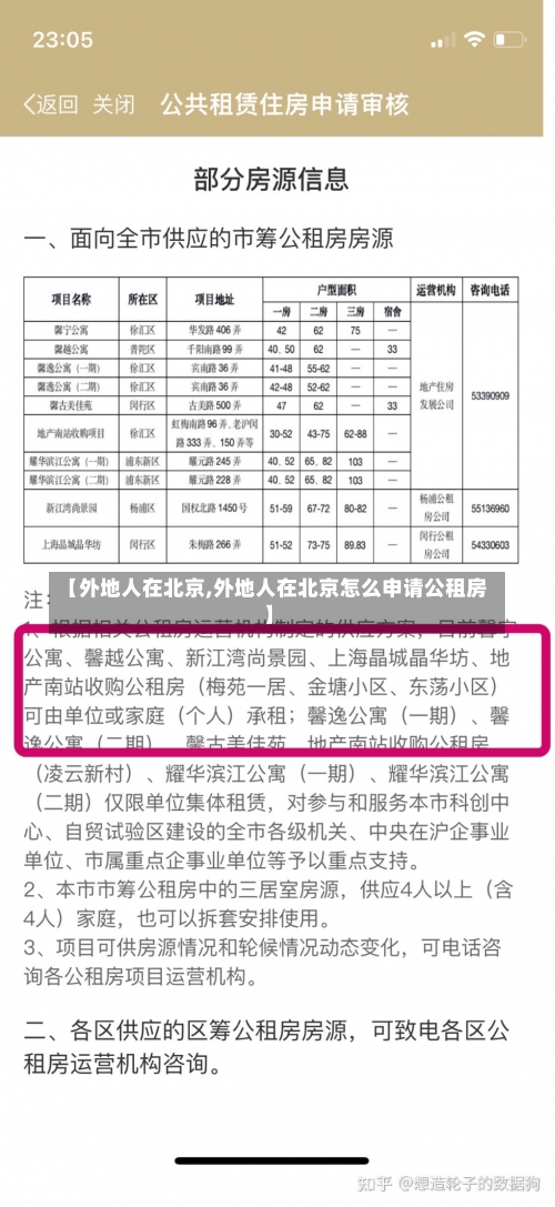 【外地人在北京,外地人在北京怎么申请公租房】-第2张图片