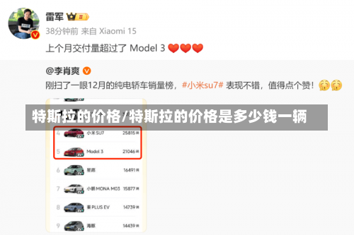 特斯拉的价格/特斯拉的价格是多少钱一辆-第1张图片