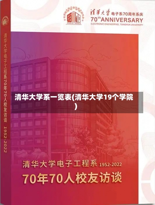 清华大学系一览表(清华大学19个学院)-第2张图片