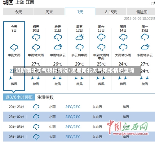 近期南北天气预报情况/近期南北天气预报情况查询-第1张图片