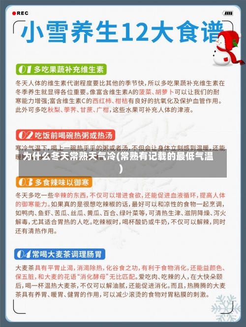 为什么冬天常熟天气冷(常熟有记载的最低气温)-第3张图片