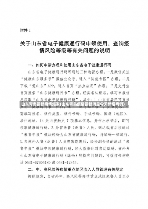 山东青岛最新疫情爆发(山东青岛疫情最新消息今天新增病例)-第2张图片