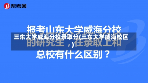 三东大学威海分校录取分(三东大学威海校区)-第2张图片