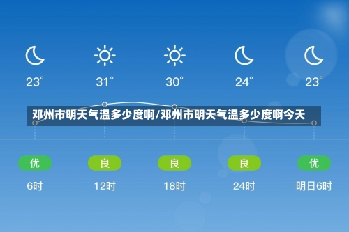 邓州市明天气温多少度啊/邓州市明天气温多少度啊今天