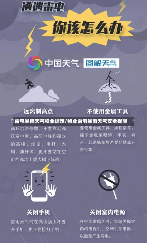 雷电暴雨天气物业提示/物业雷电暴雨天气安全提醒