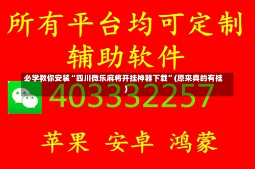 必学教你安装“四川微乐麻将开挂神器下载”(原来真的有挂)-第2张图片