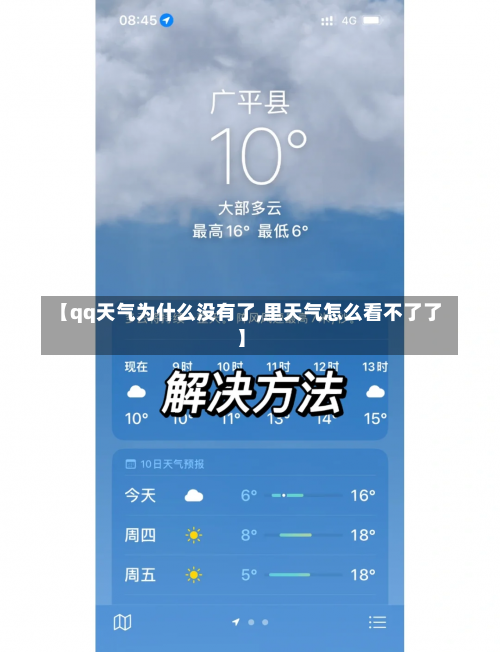 【qq天气为什么没有了,里天气怎么看不了了】-第1张图片